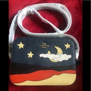 Coach Mini Camera Bag With Night Desert Postcard